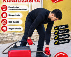 kanalizasiya təmizləmə və görüntüləmə