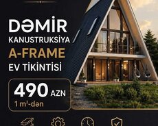 A-Frame evlərin layihələndirilməsi və
