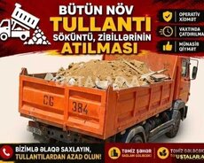 Tullantı zibil söküntü daşınması xidməti